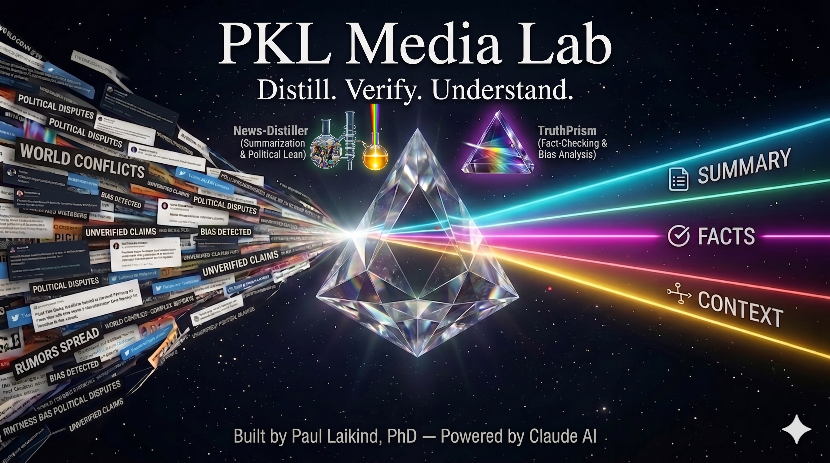 News Intelligence Suite — Distill. Verify. Understand.